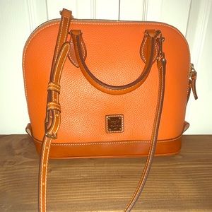 Dooney & Bourke Pebble Leather ZIP ZIP Satchel